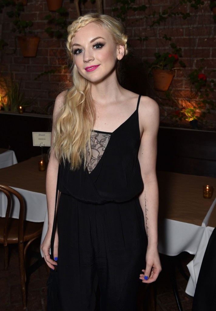 EMILY KINNEY at AMC Holiday Party in Hollywood